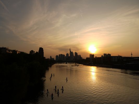 Abends in Frankfurt am Main