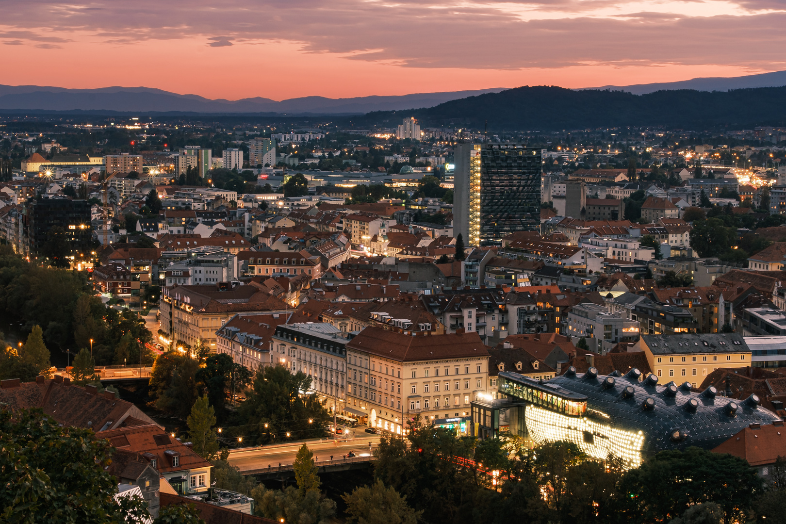 abends in Graz