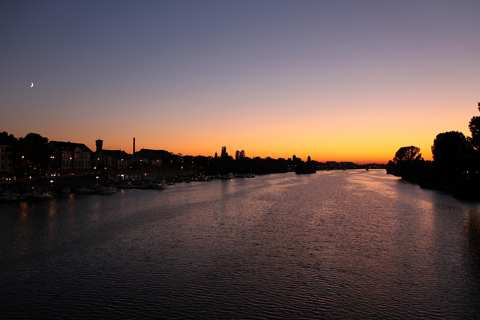 Abends in Heidelberg