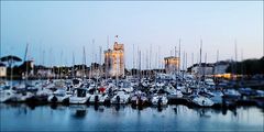 Abends in La Rochelle.