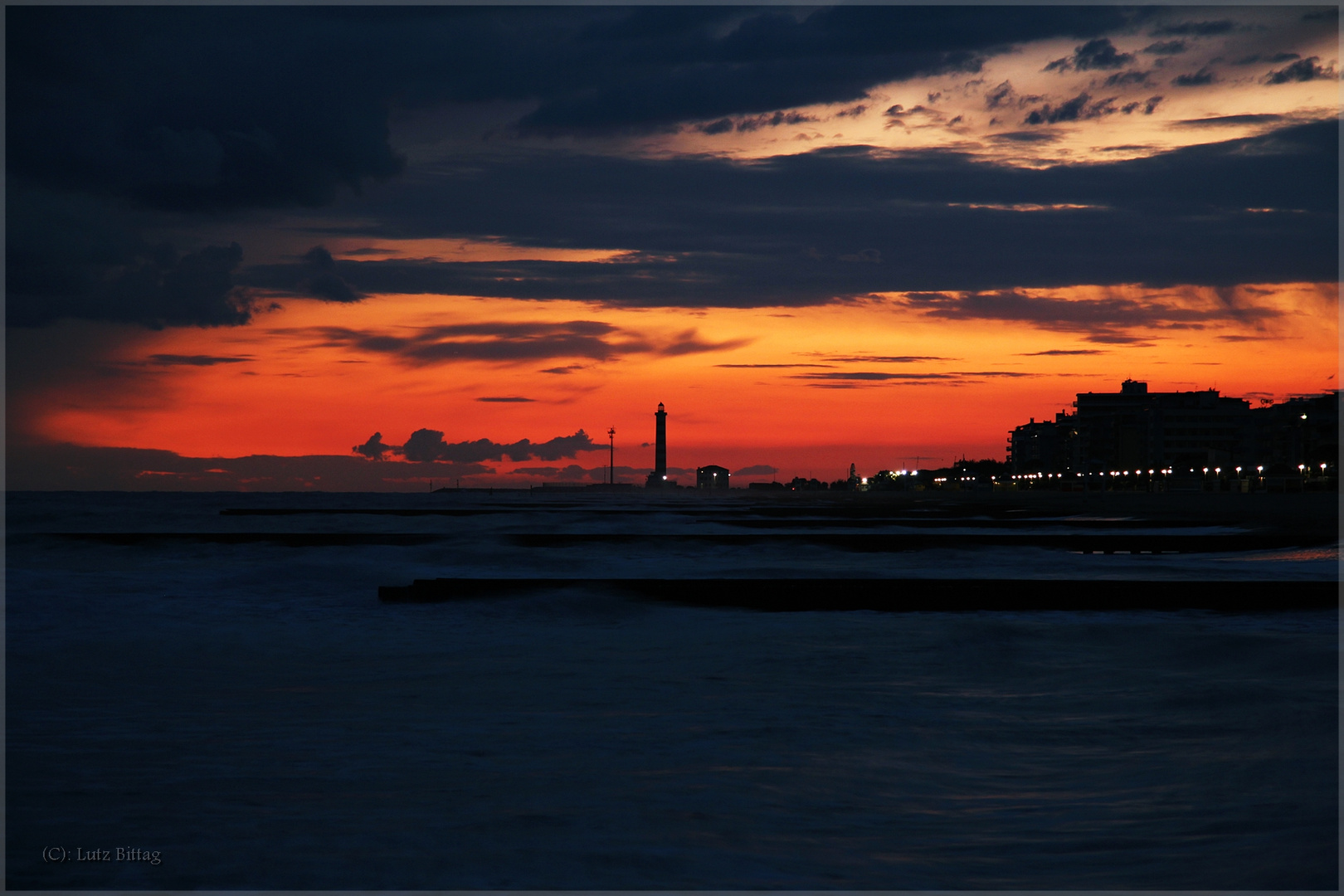 Abends in Lido di Jesolo