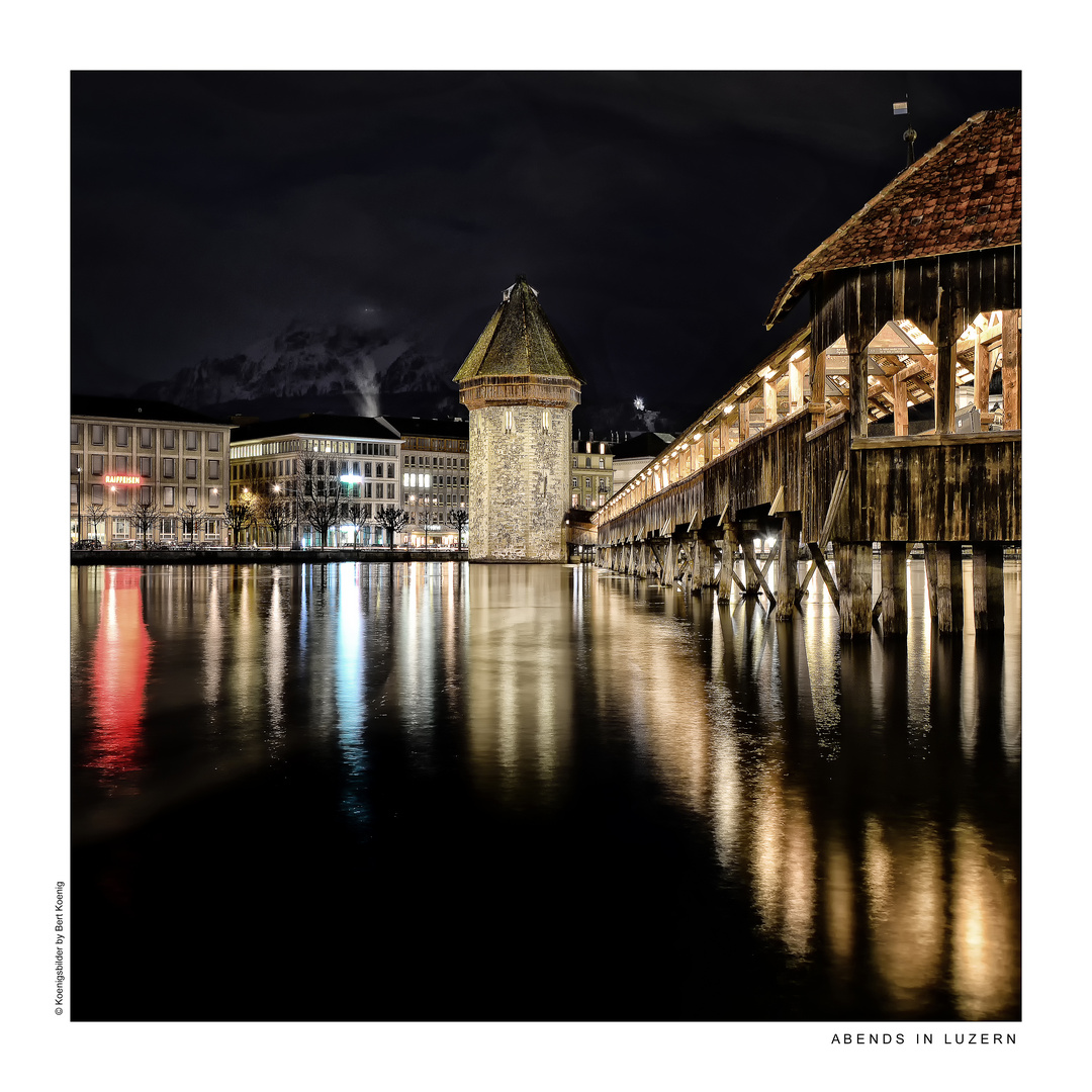 Abends in Luzern.