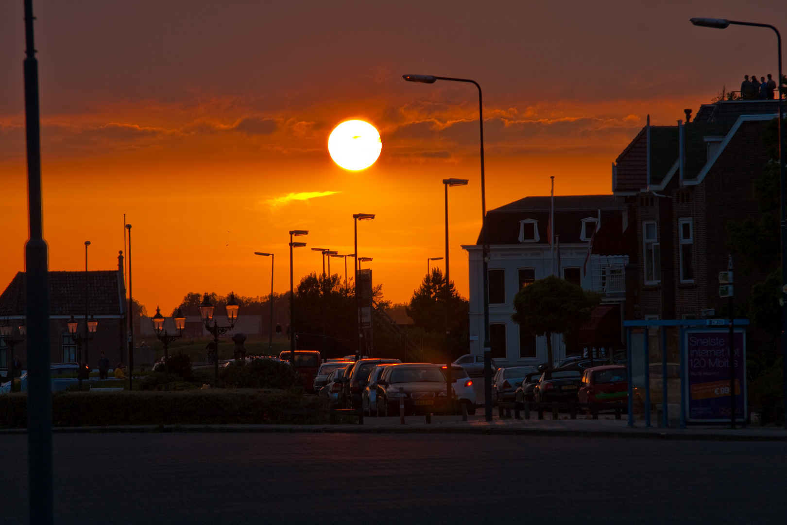 abends in Maassluis