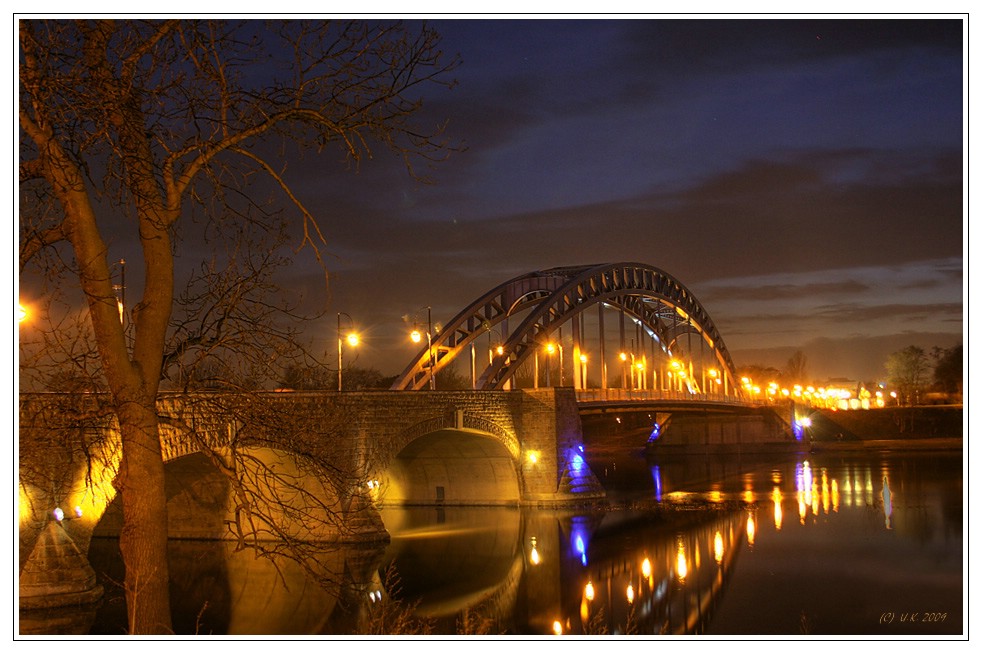 Abends in Magdeburg