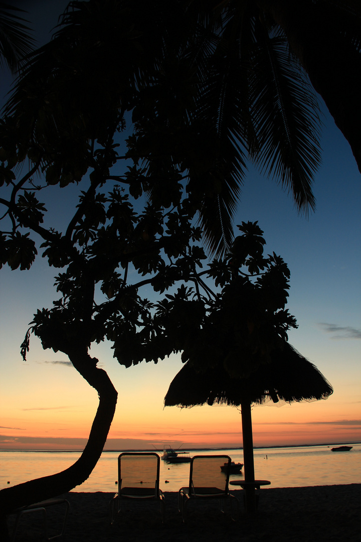 Abends in Mauritius