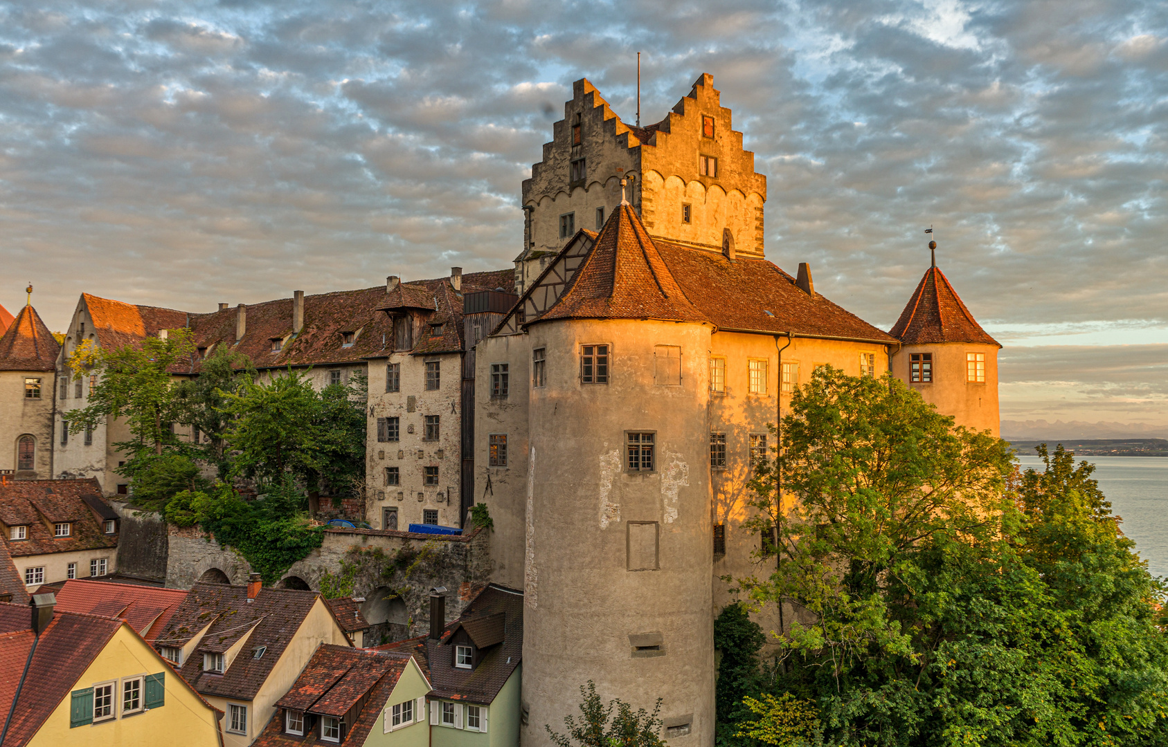 Abends, in Meersburg 