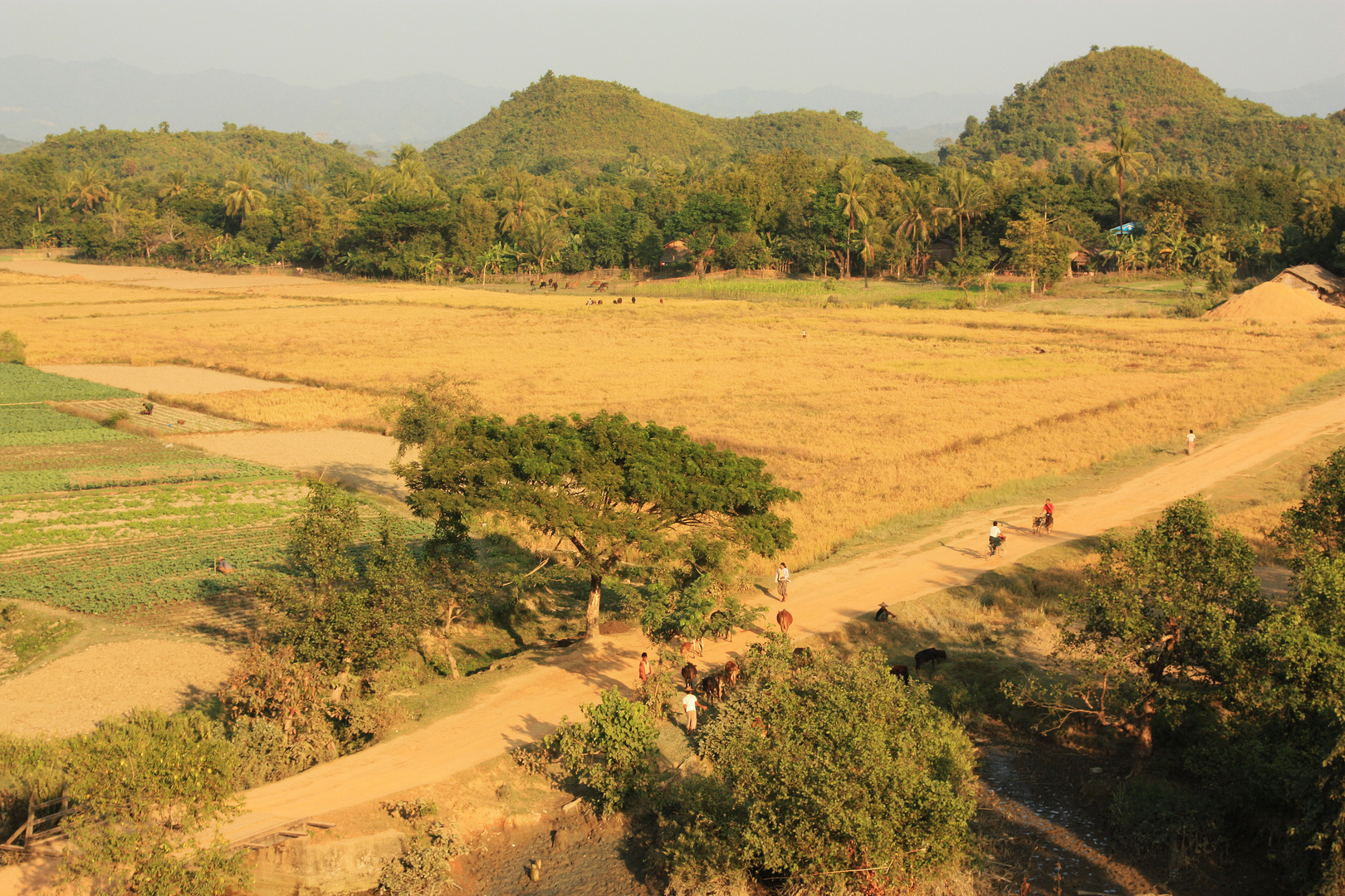 Abends in Mrauk U