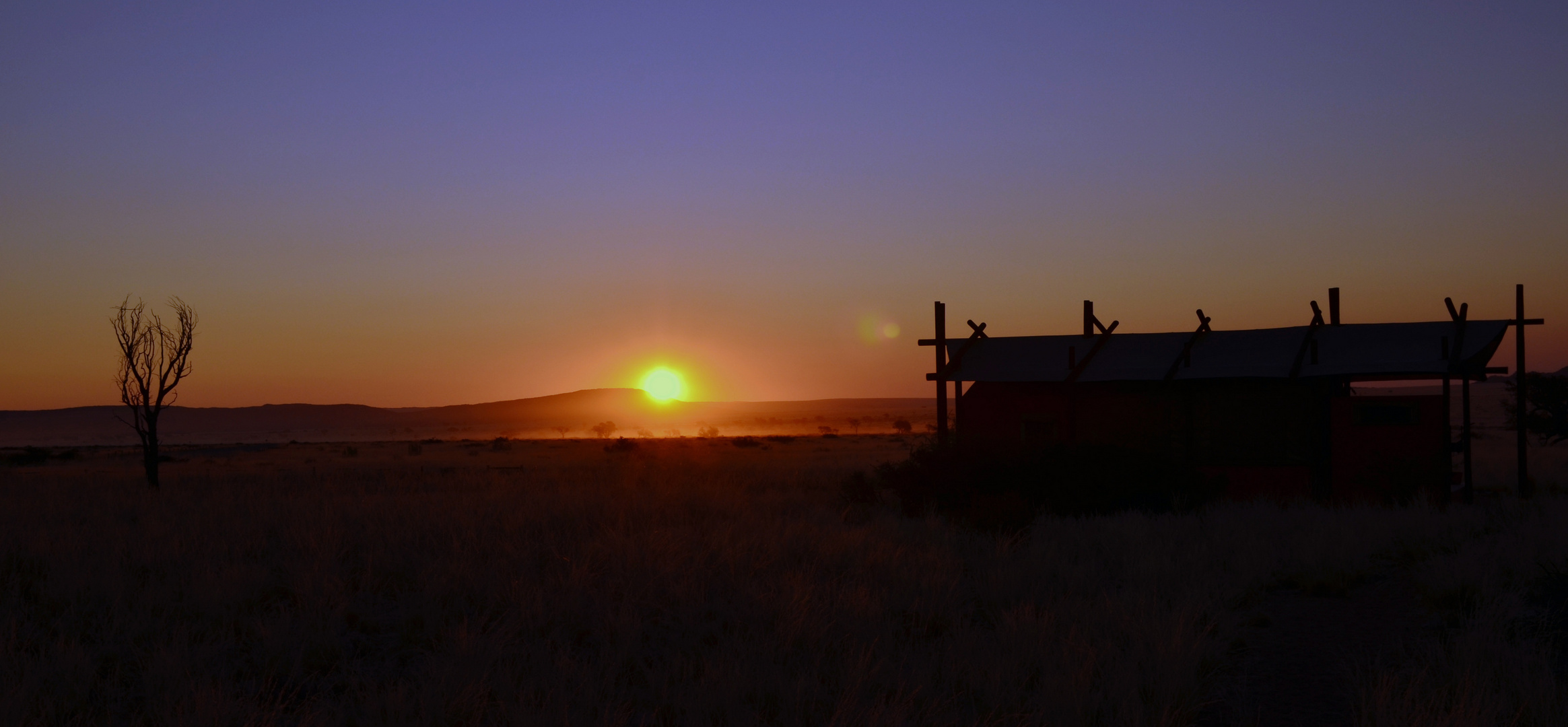 " Abends in Namibia "