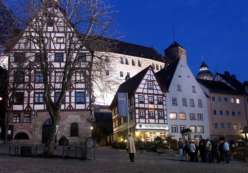 Abends in Nürnbergs Altstadt