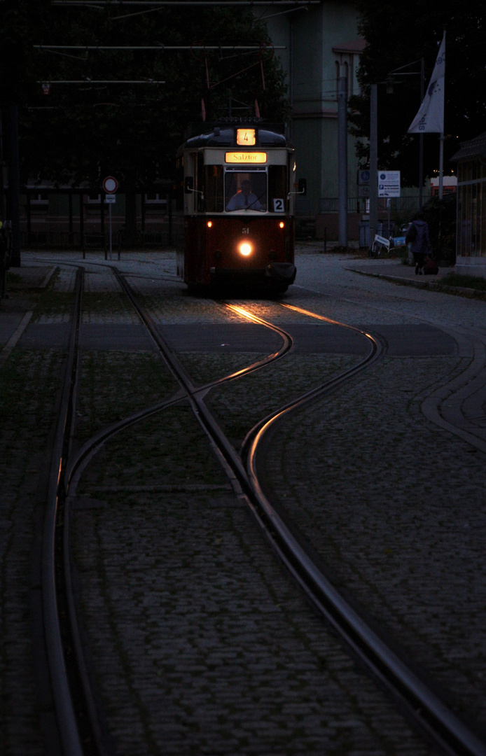 abends in Richtung Salztor .....