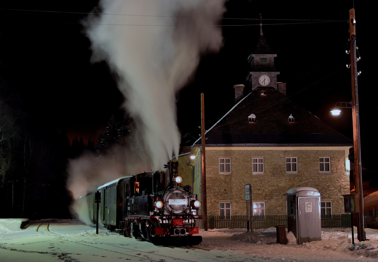 Abends in Schlössel