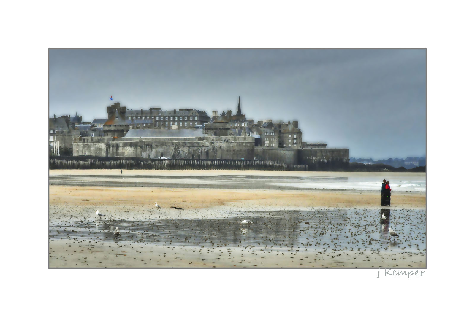 - Abends in St. Malo -