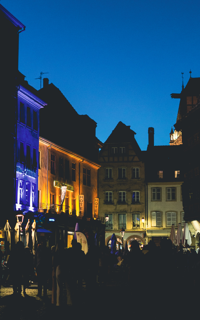 Abends in Strasbourg // Blue Monday