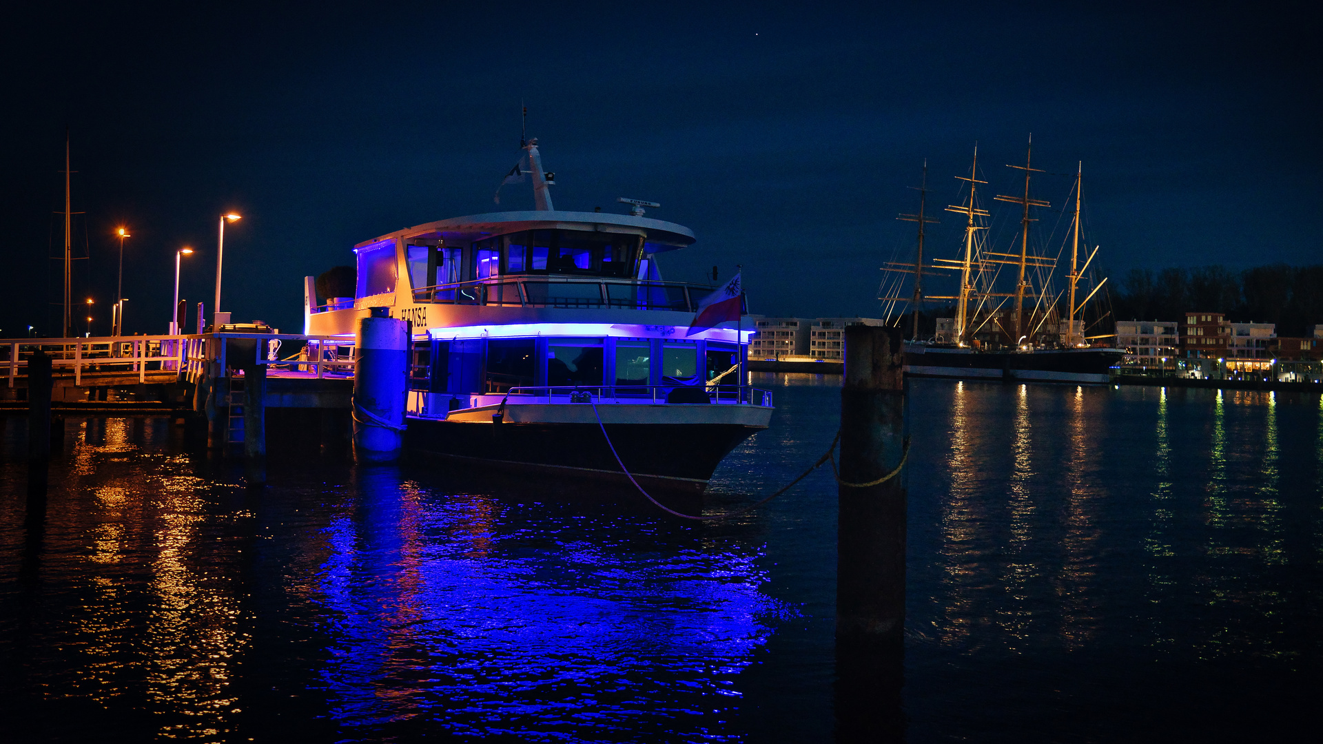 Abends in Travemünde