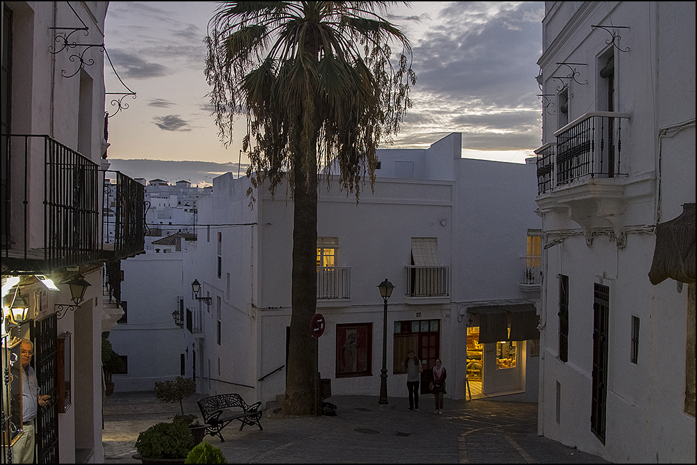 Abends in Verjer de la Frontera