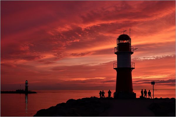 Abends in Warnemünde...