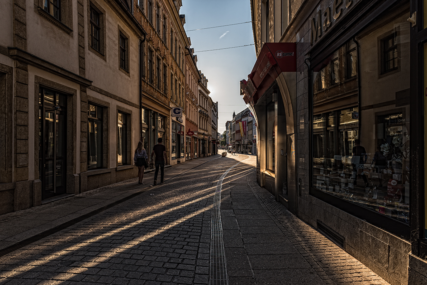 Abends in Zwickau