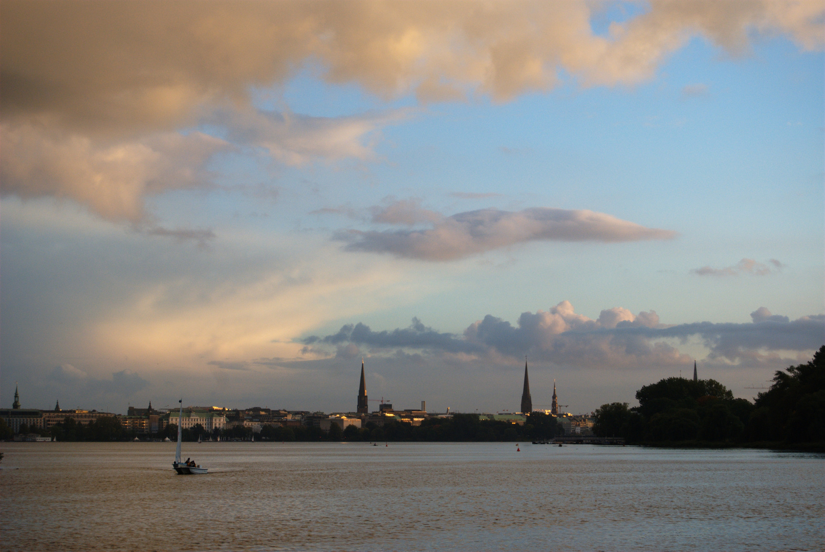 Abends nach dem Regen