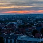 Abends über Augsburg