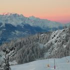 Abends über Crans Montana