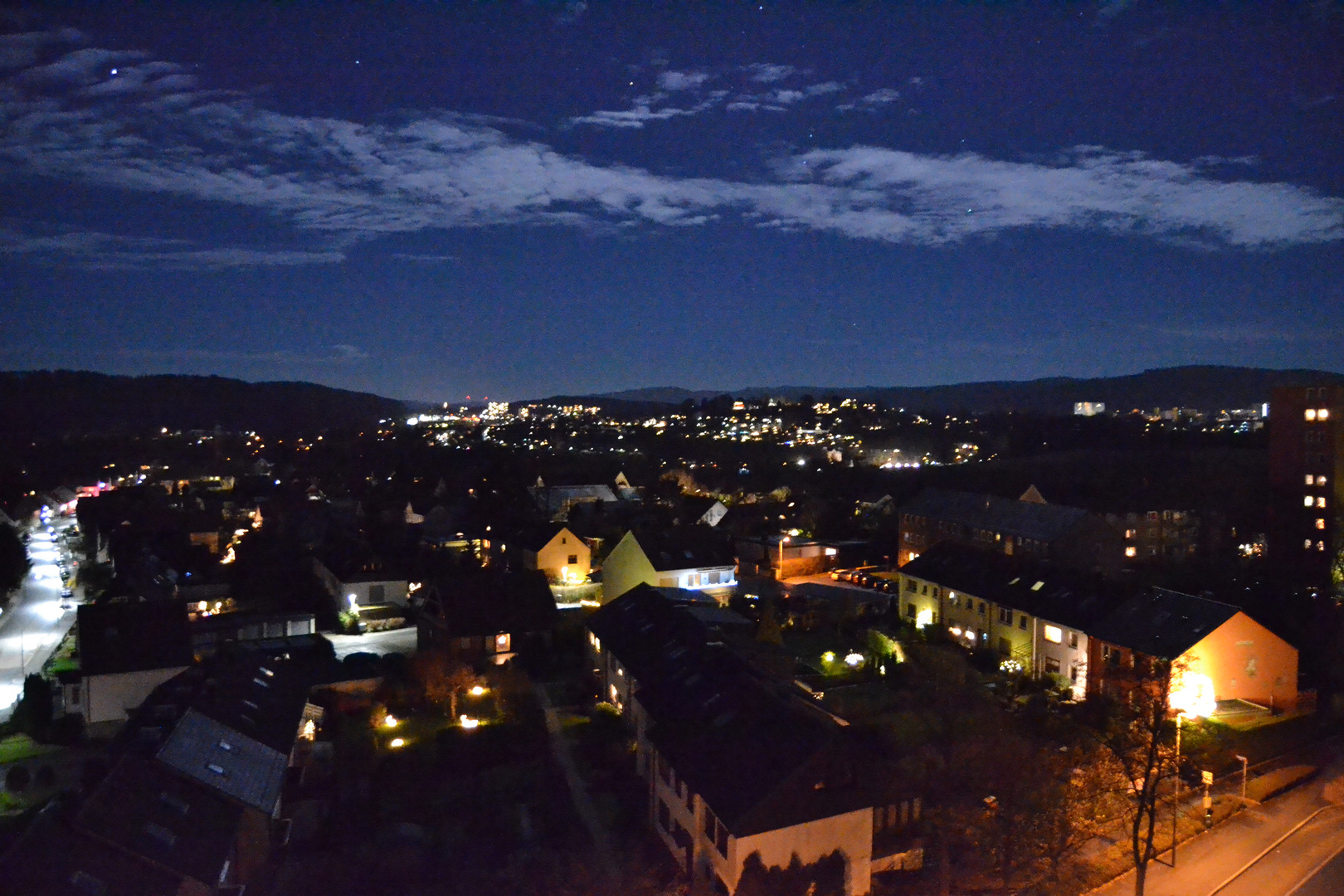 Abends Über den Dächern