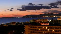 Abends über die Bahia de Palma