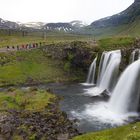 Abends um 10 am Kirkjufellfoss ...