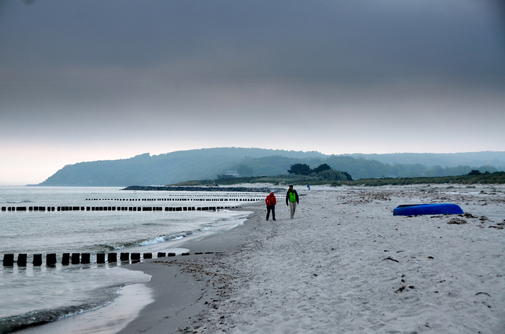 Abends um 22 Uhr am Strand