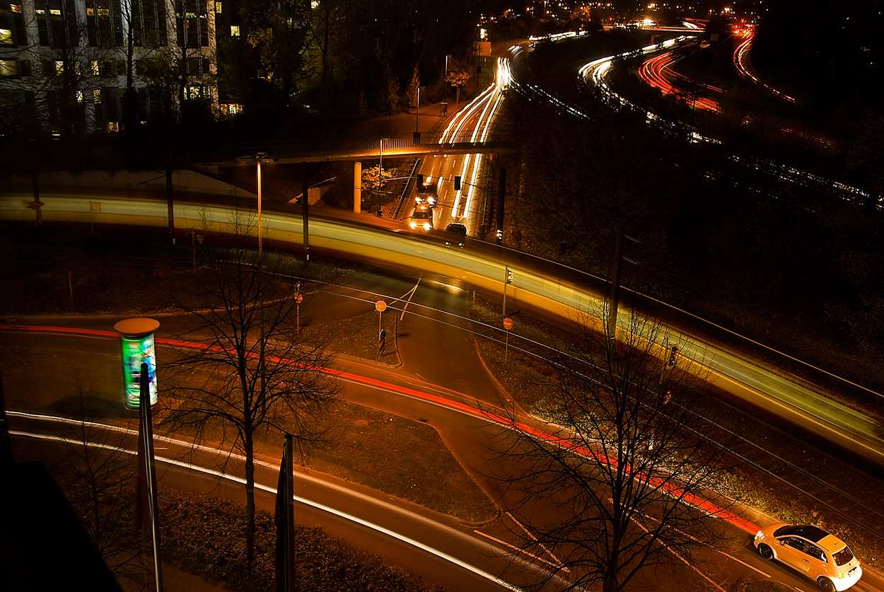 Abends um 8 in Düsseldorf