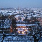 abends um fünf