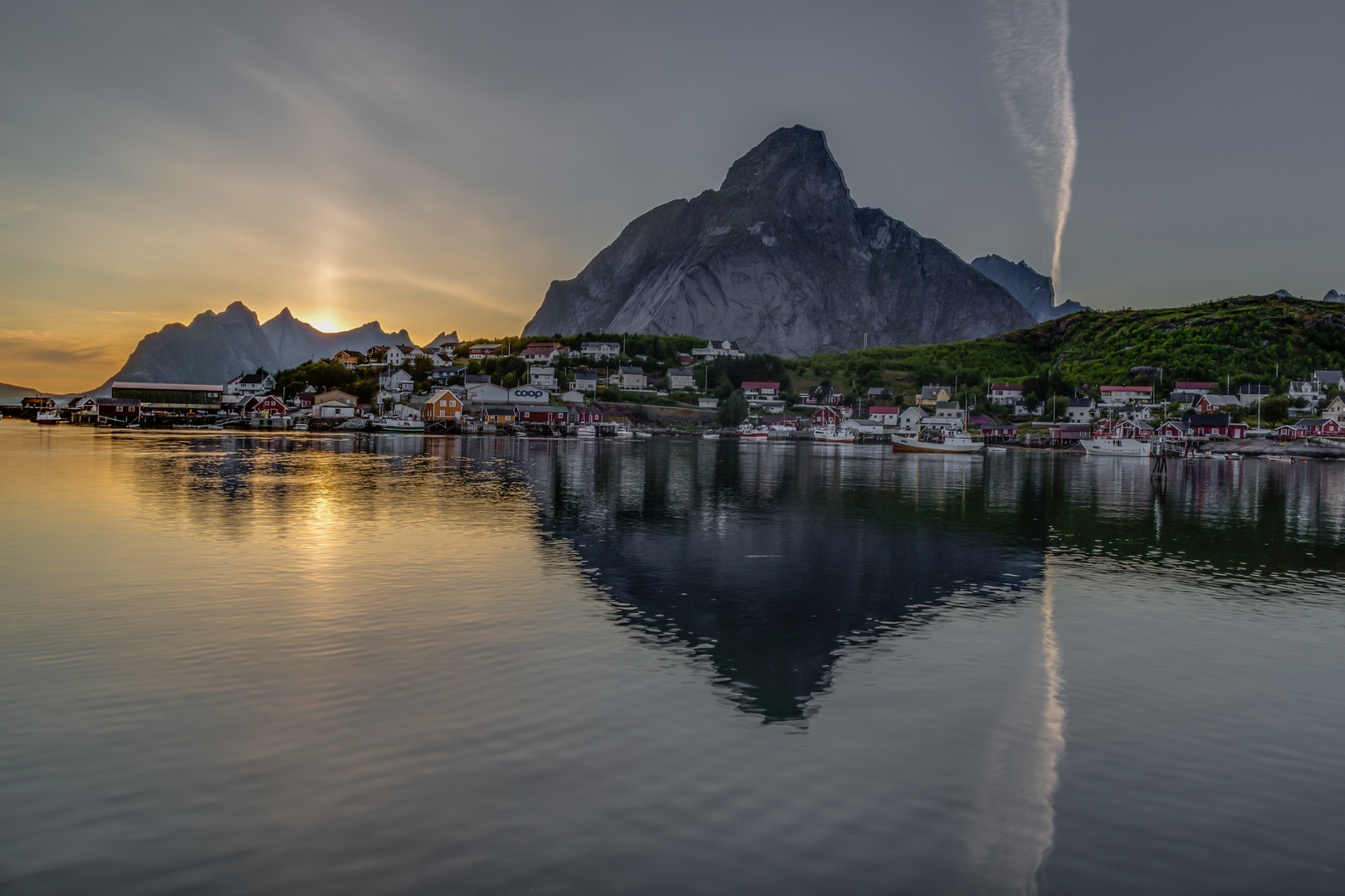 Abends um halb 11 auf den Lofoten