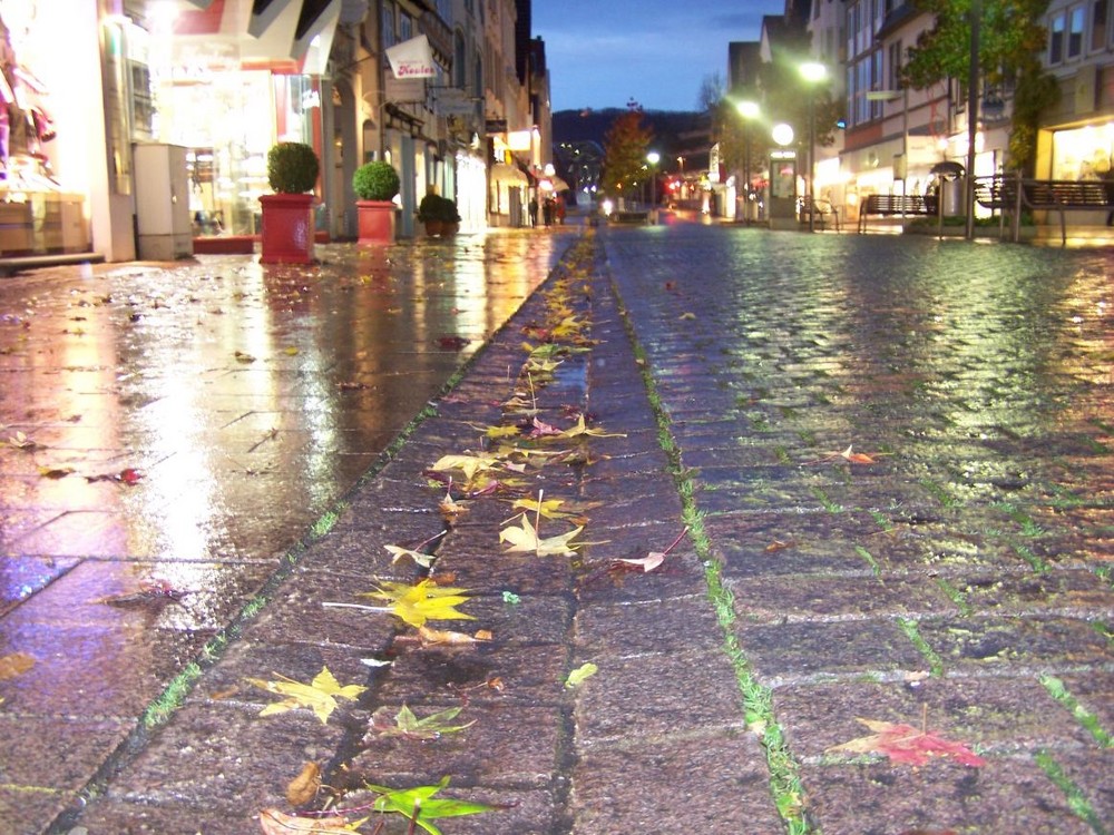 ...abends ungemütlich und regnerisch