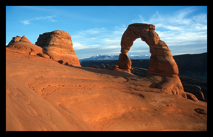 Abends unterm Delicate Arch