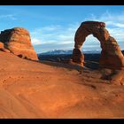 Abends unterm Delicate Arch