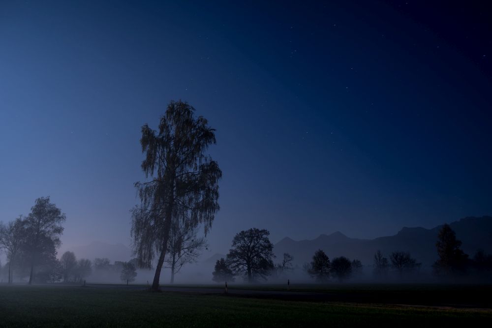 Abends unterwegs