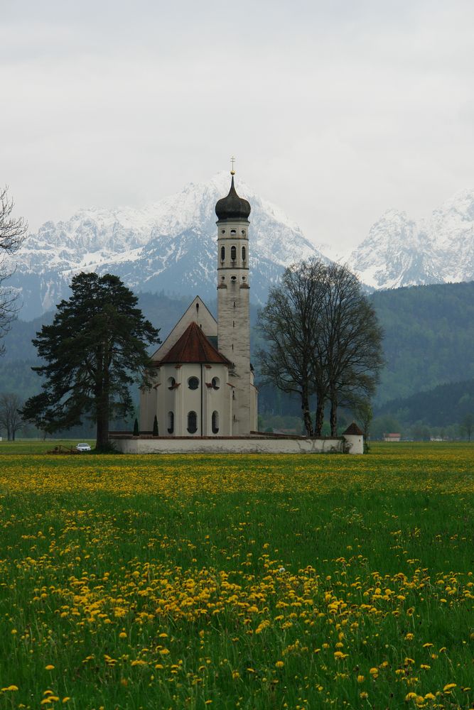 Abends unterwegs bei Füssen im  Allgäu