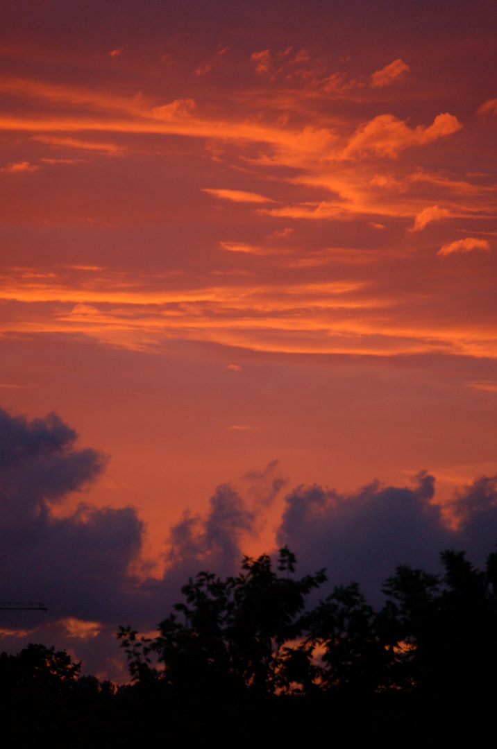 Abends vom Balkon