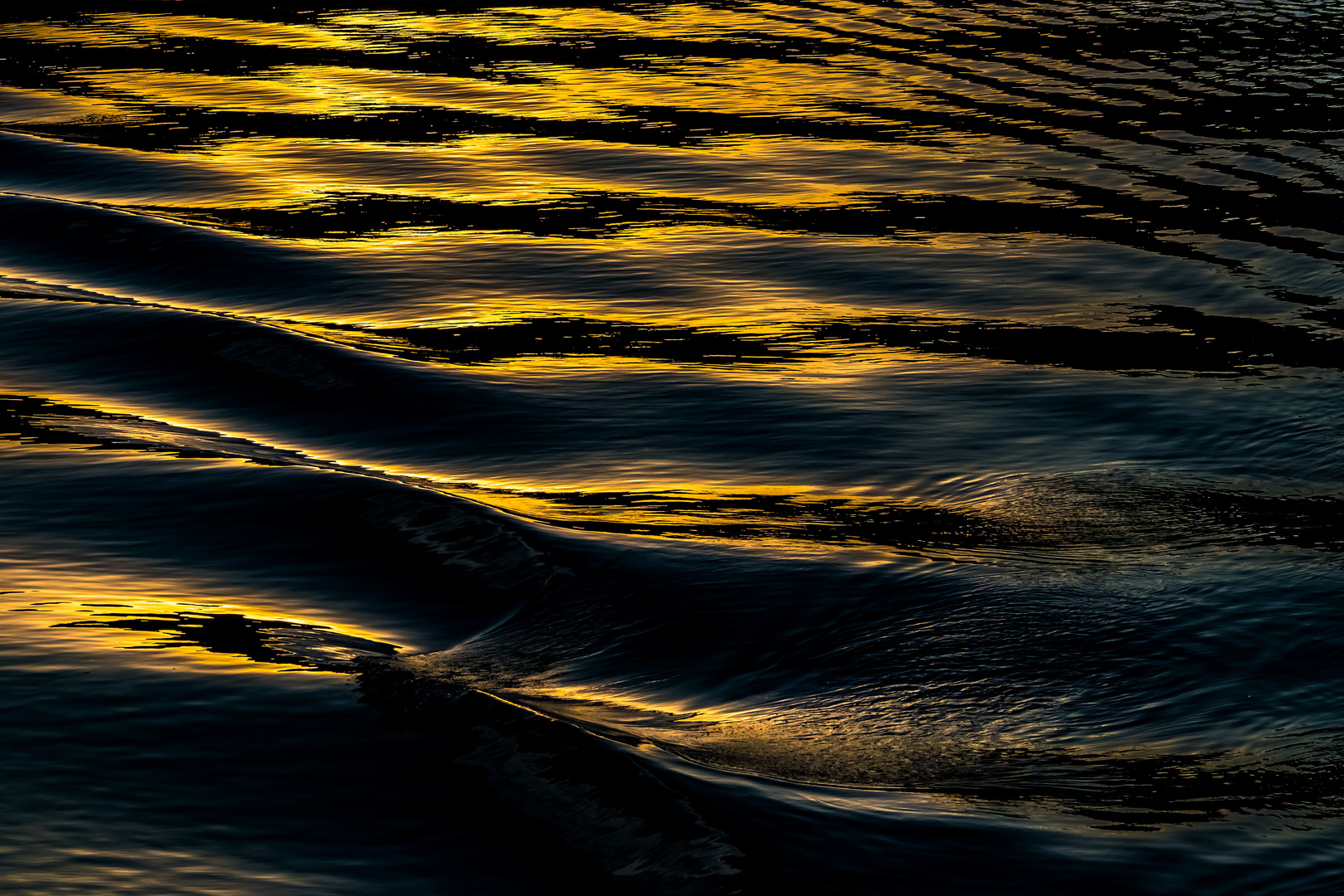 Abends vom Schiff aus 