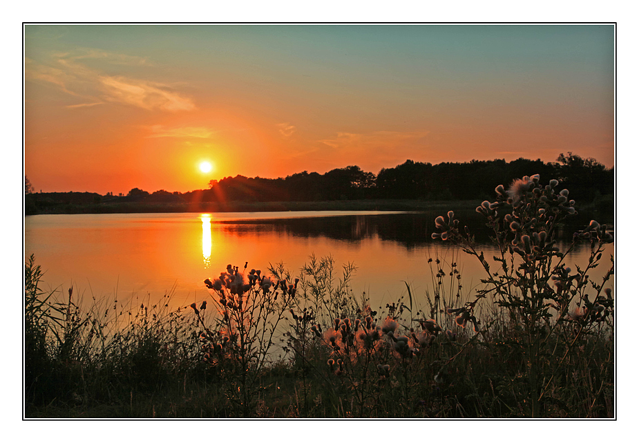 Abends, wenn der See schlafen geht ...