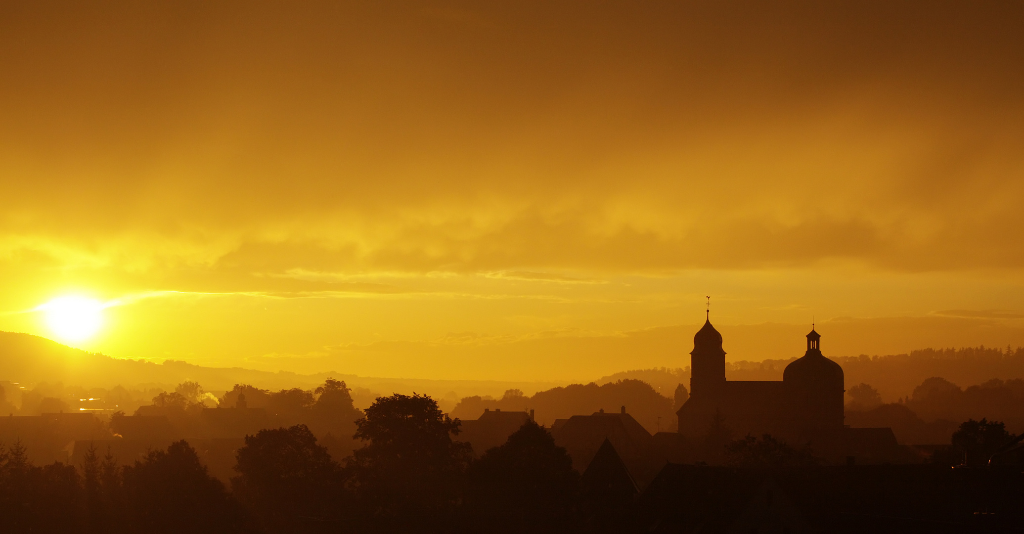 abends wenn die sonne rauskommt