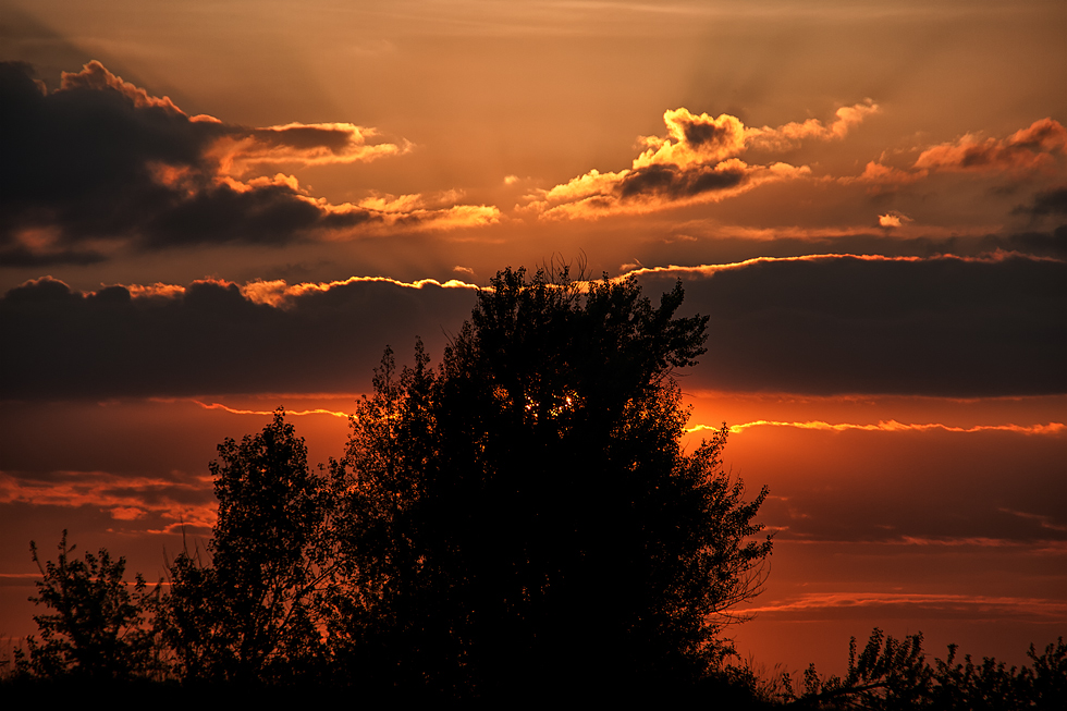 Abends wird es dunkel...