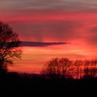 Abends zwischen den Dörfern