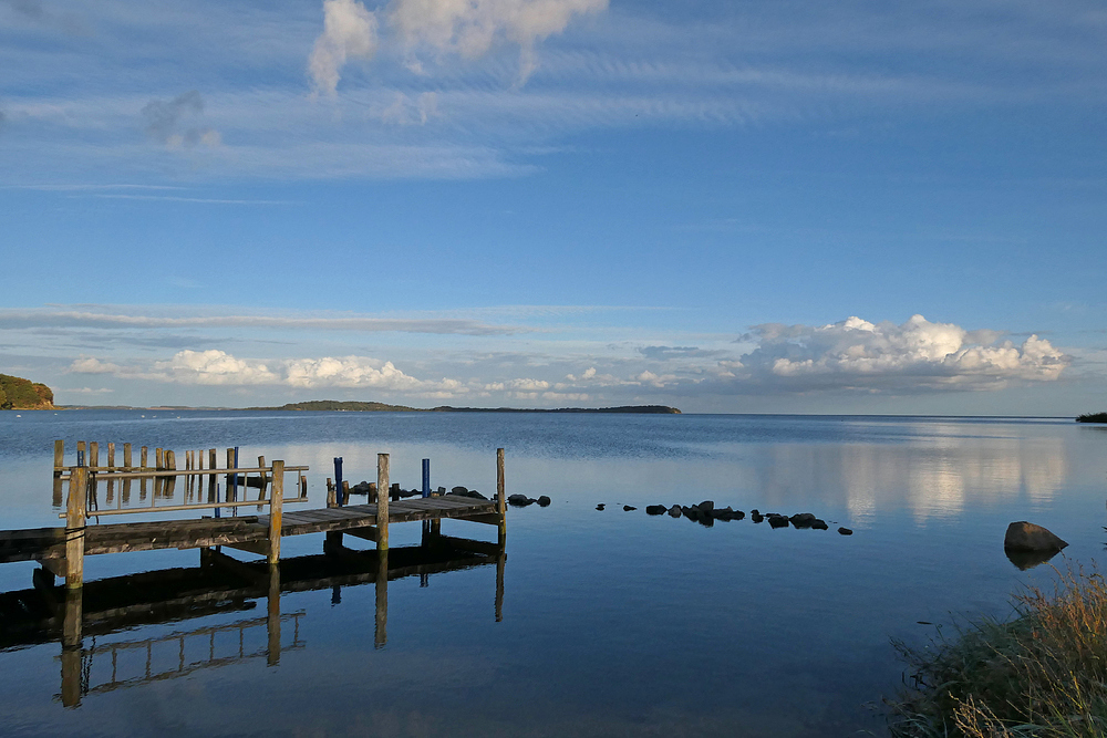 Abends zwischen Wreechener See und Rügischem Bodden 01