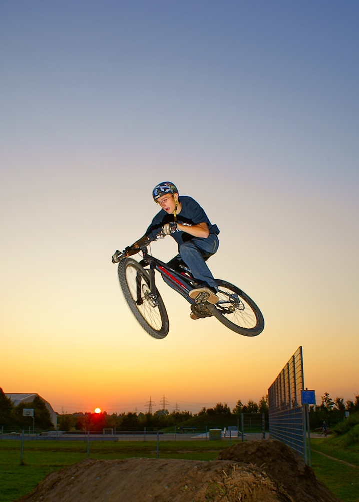 Abendsession im Dirtpark