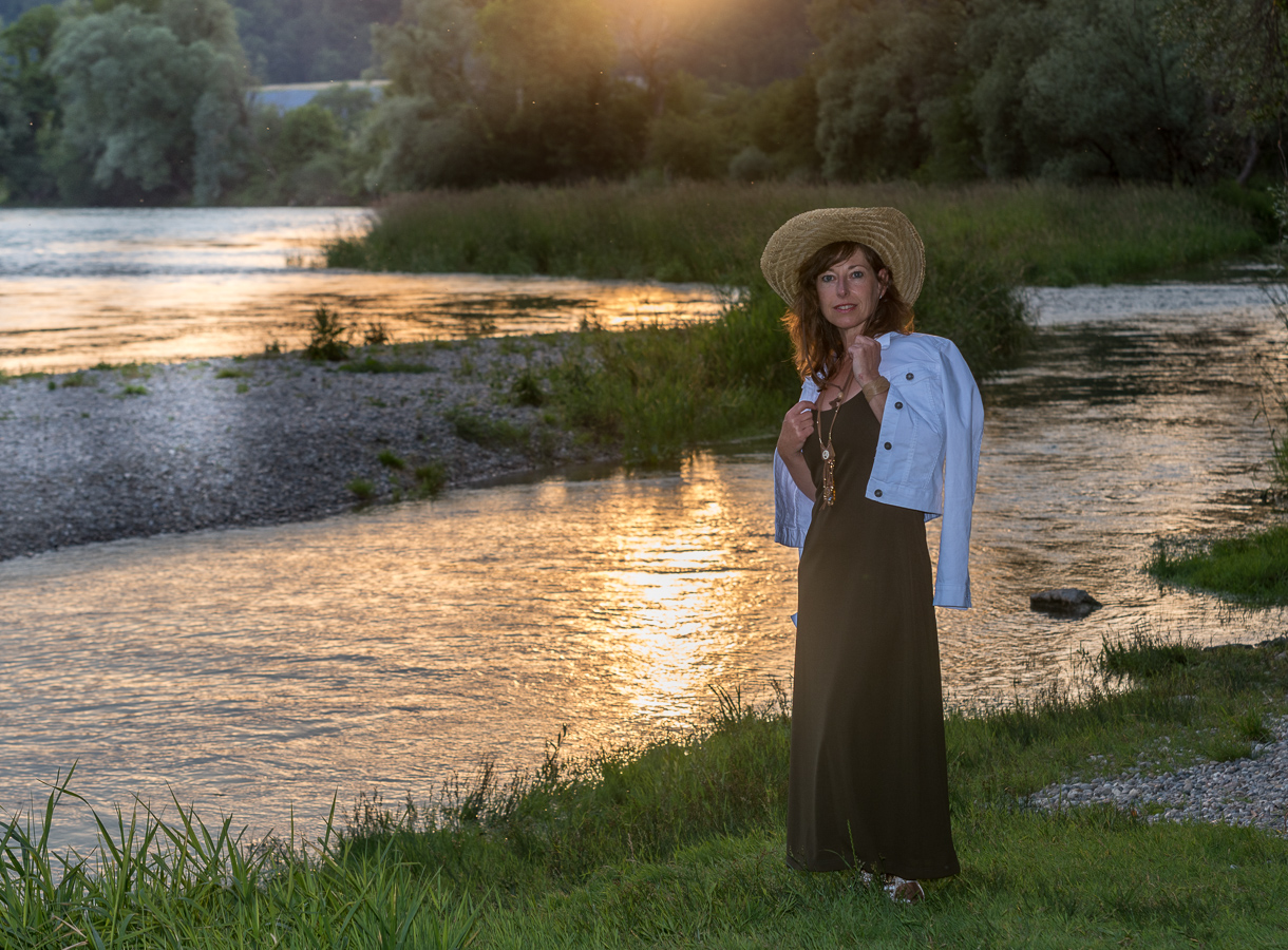 Abendshooting mit Petra am Rhein 3