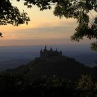 Abendsilhoette Burg Hohenzollern