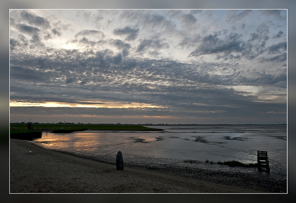 Abendsimmung am Jadebusen