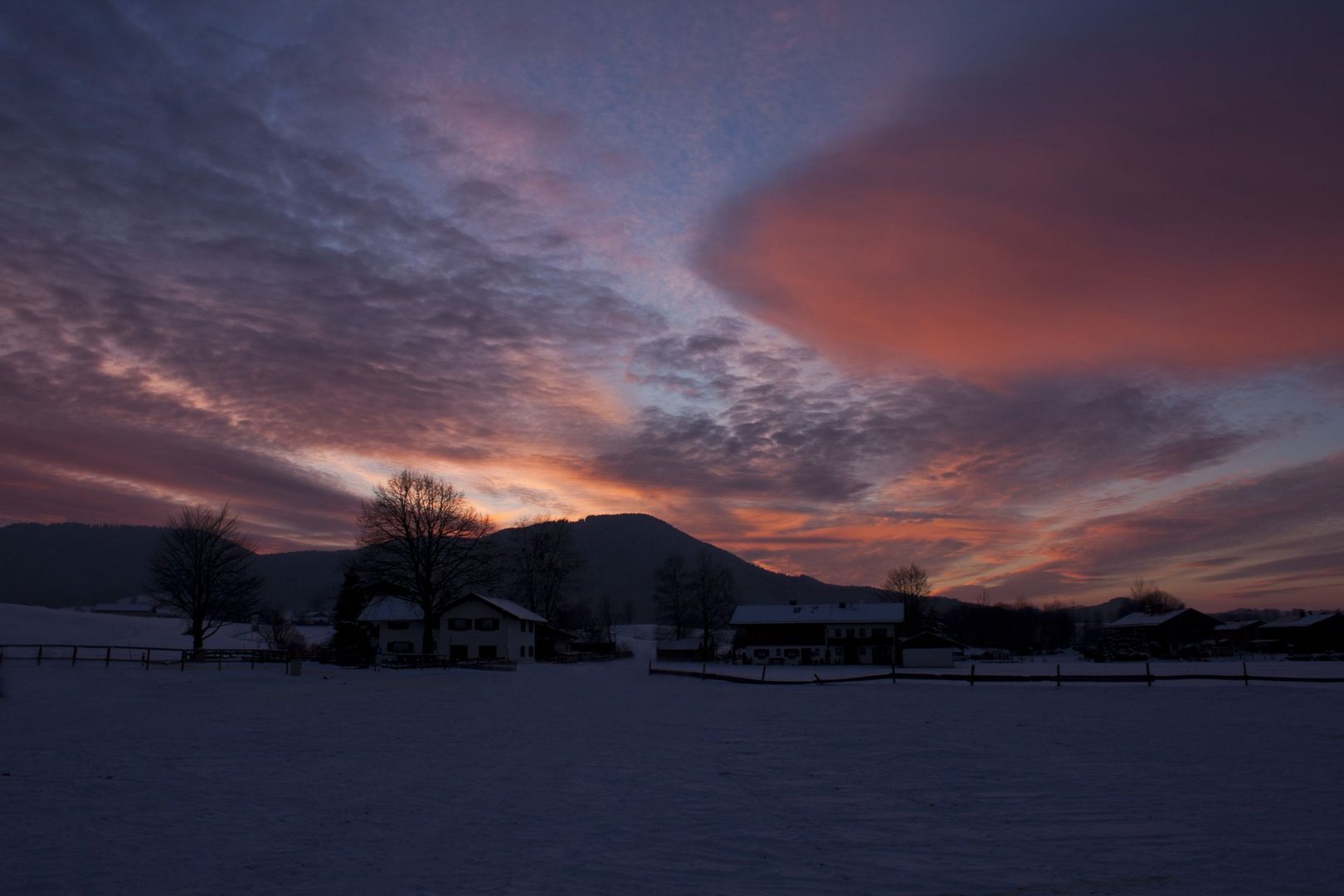 Abendsonne am Berg