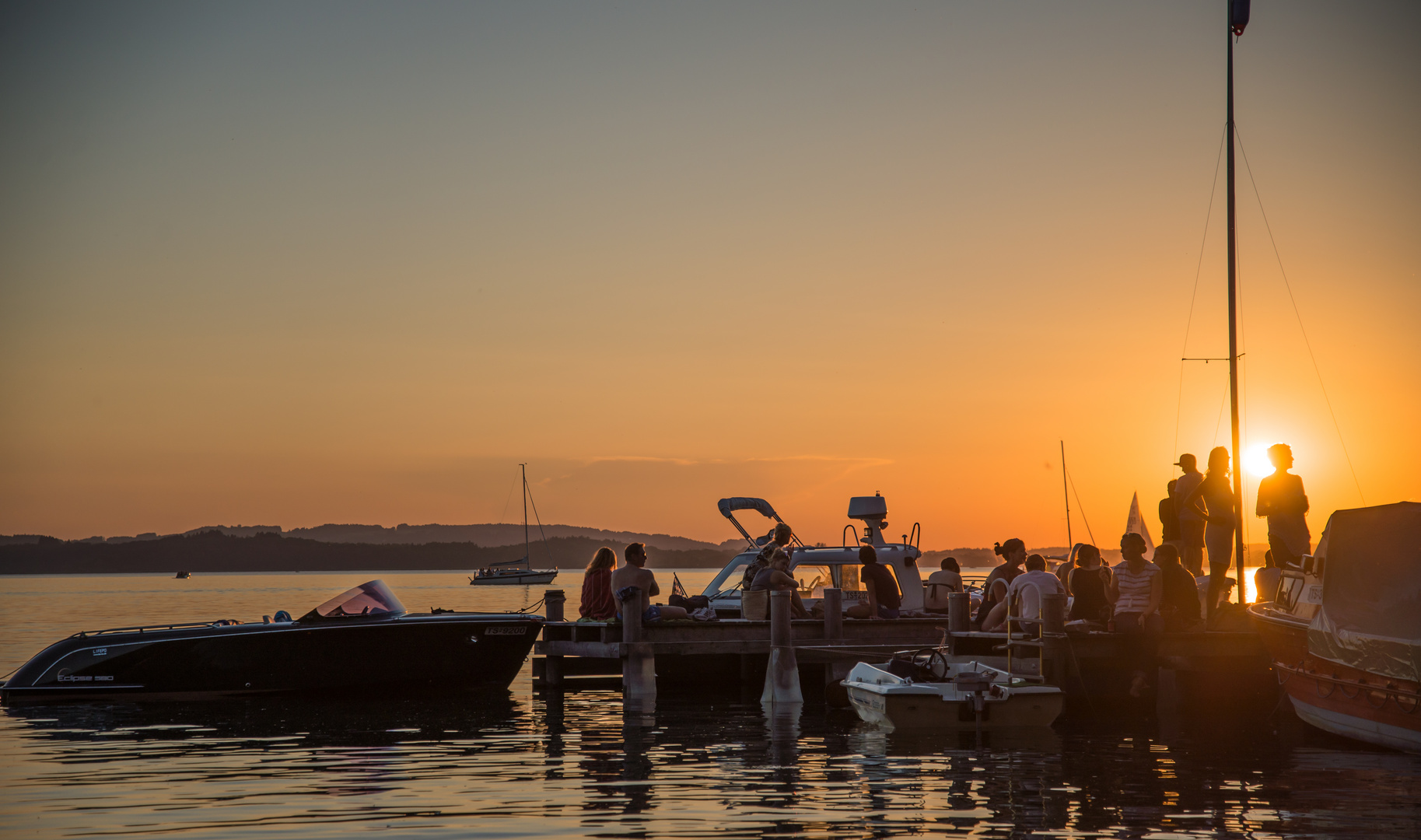 Abendsonne am Chiemsee