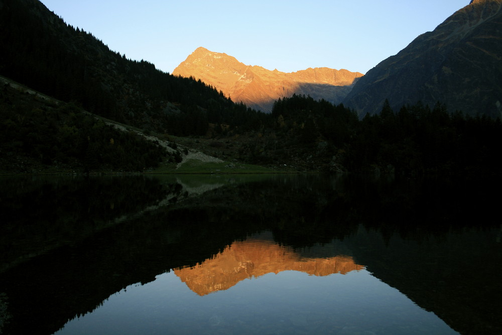 Abendsonne am Düssistock